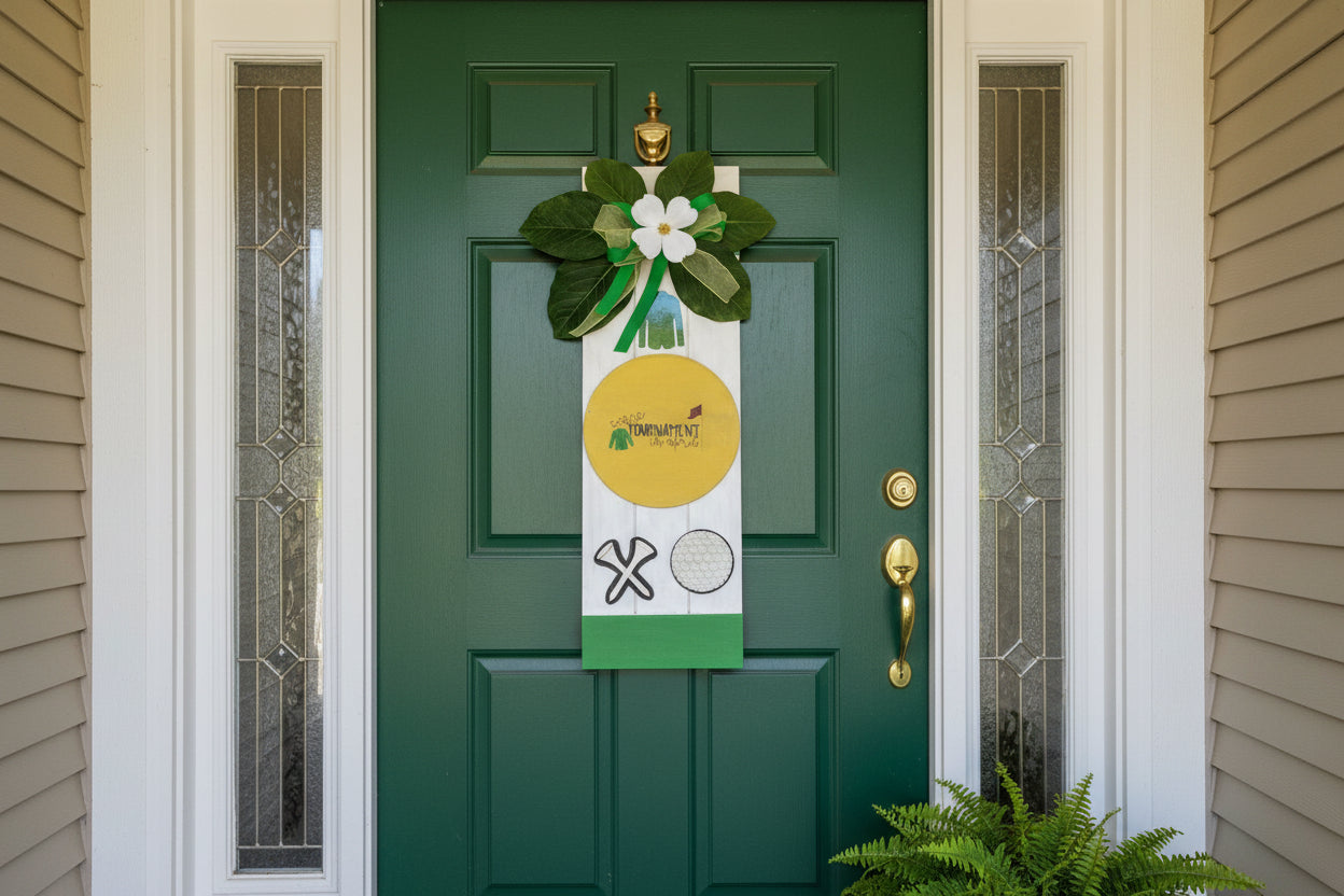 Golf home sign