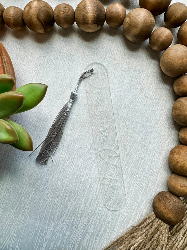 "ONE MORE CHAPTER" Bookmark-Acrylic