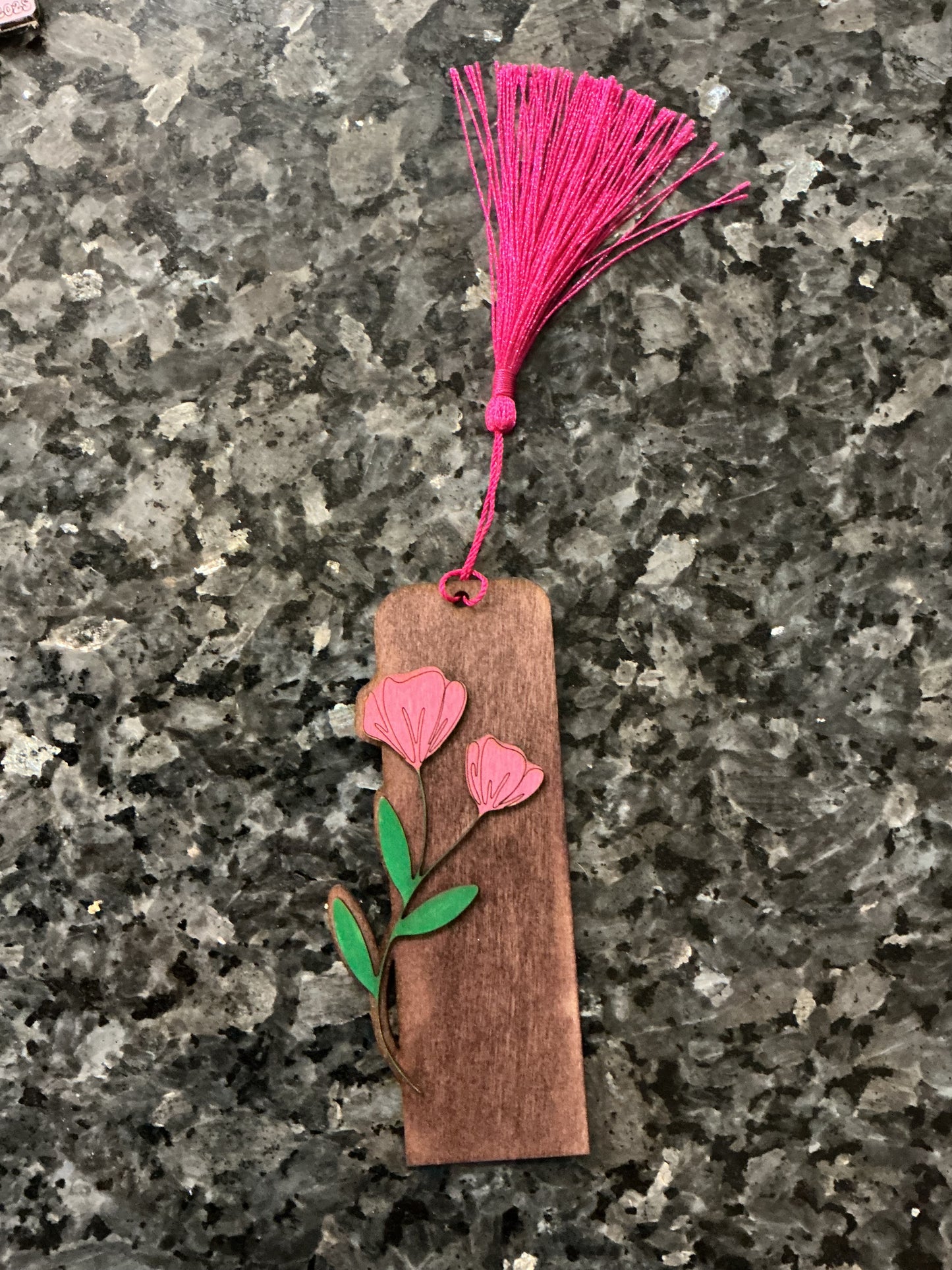 Layers Rose bookmark