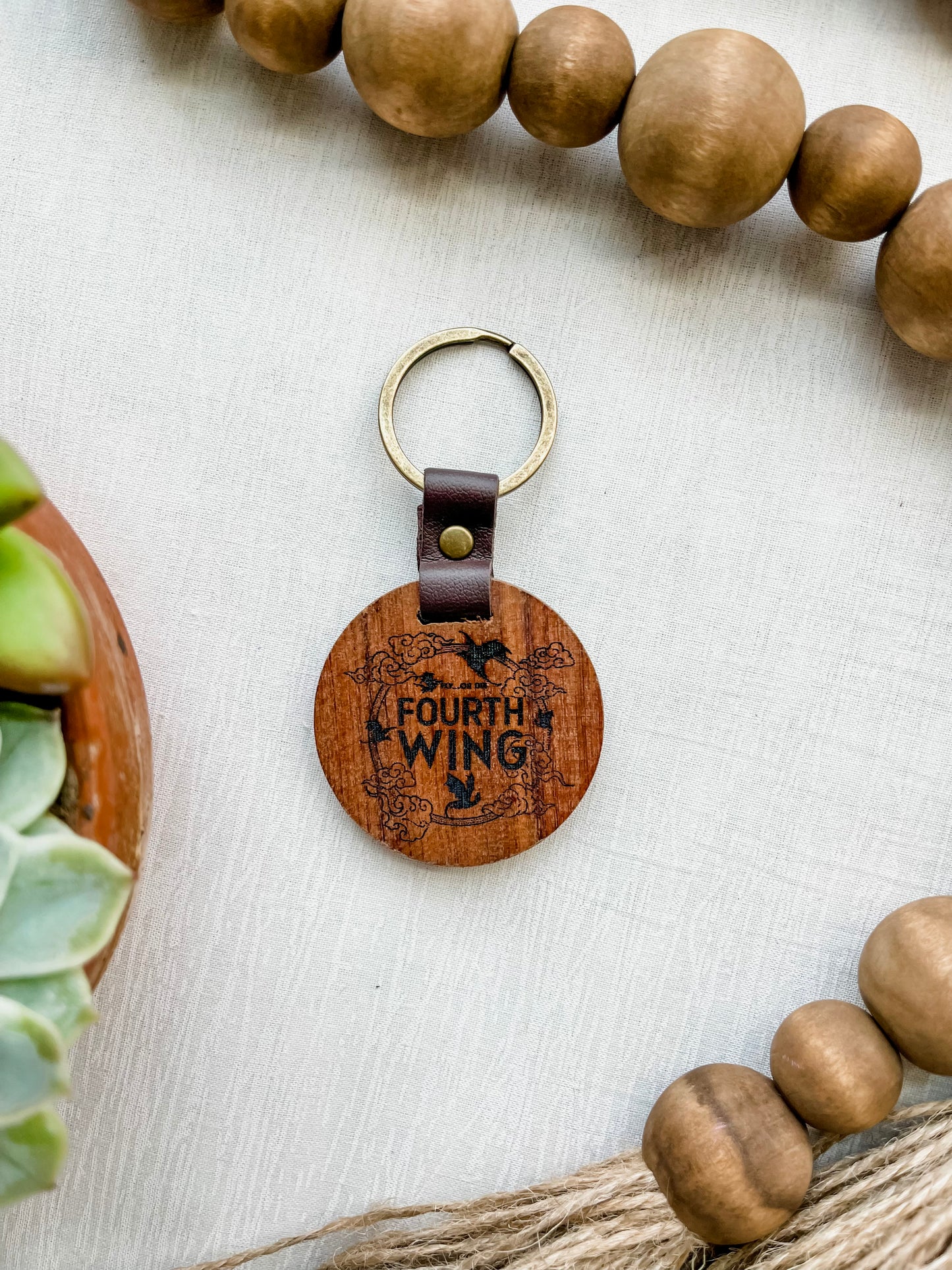 Fourth Wing Keychain
