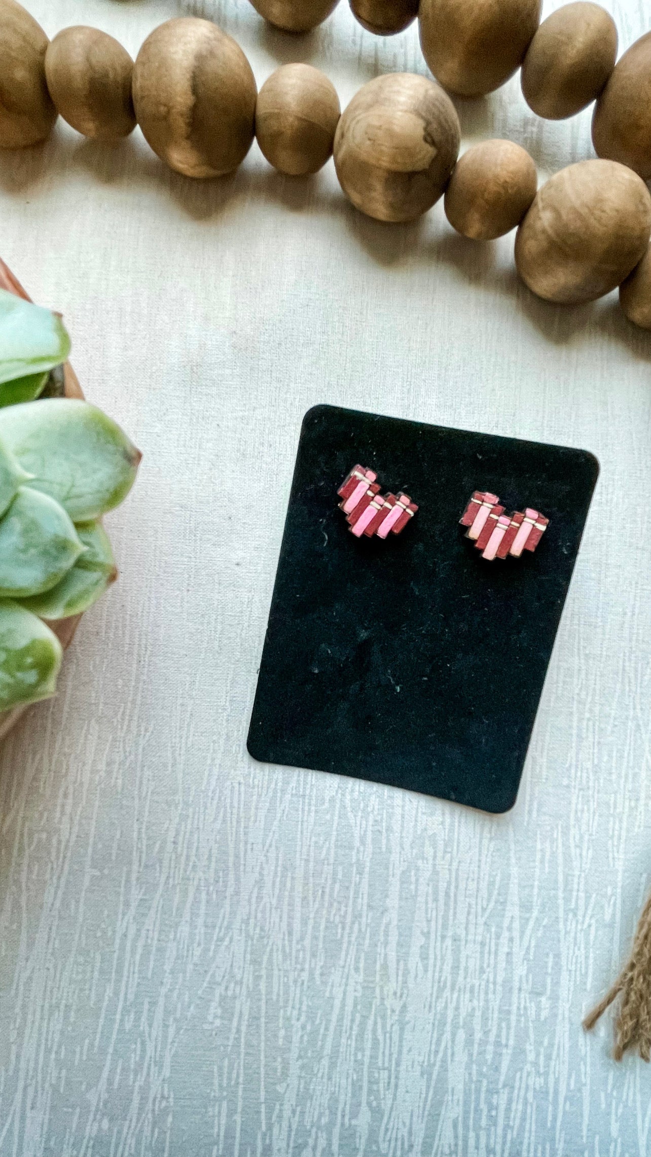 Heart Book Earrings